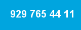 929 765 44 11 929 765 44 11
